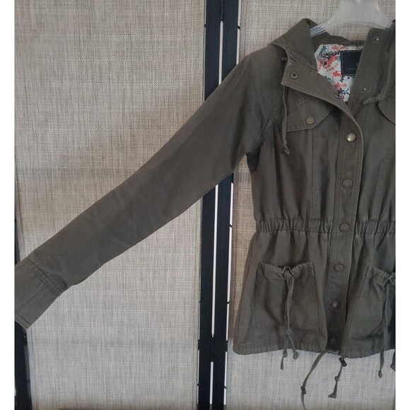 Utility Military Gorpcore Basic Army Green Jacket | Buffalo Outerwear Small - Picture 3 of 9